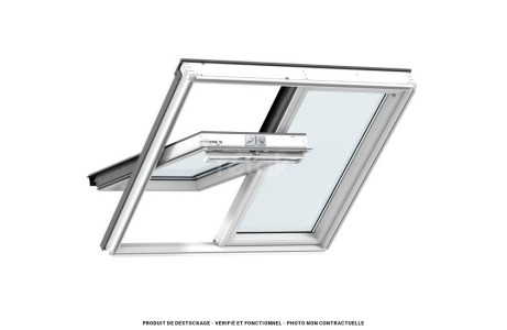 Verrière VELUX 151x118 - Confort / Bois laqué blanc