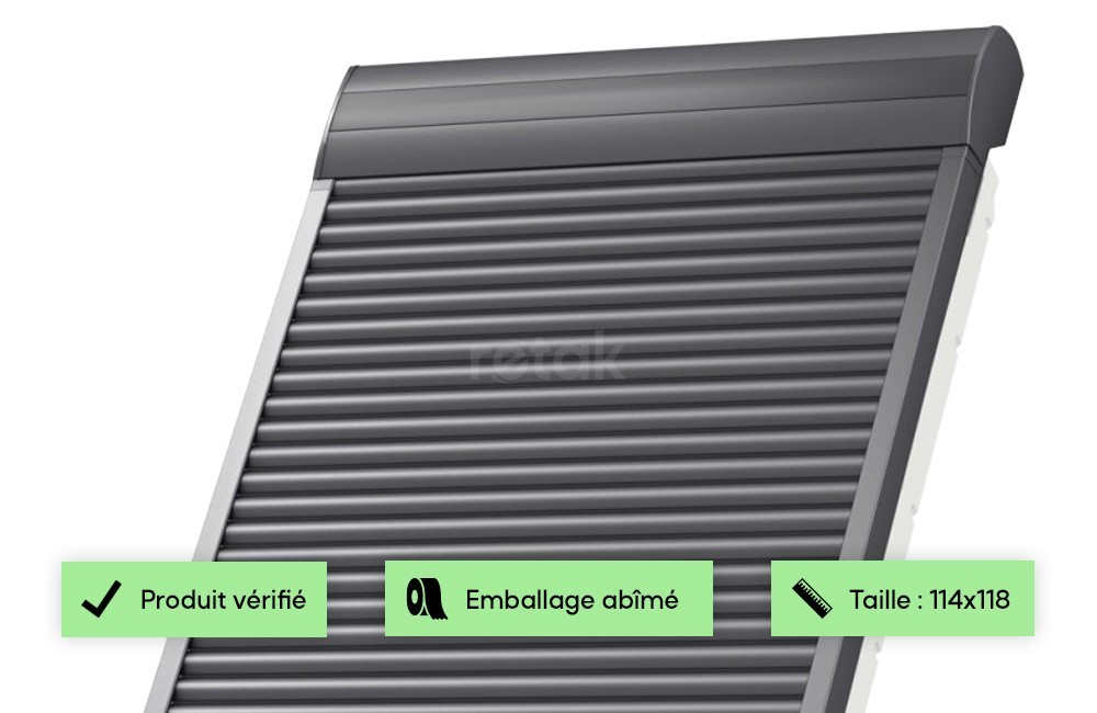 zoom Volet velux 114x118 Électrique