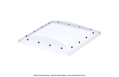 Protection acrylique transparente fenêtre toit plat 60x60