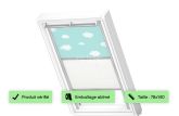 Zoom Store velux duo occultant tamisant VKI/VES/V21 - 78x140 - Bleu nuages