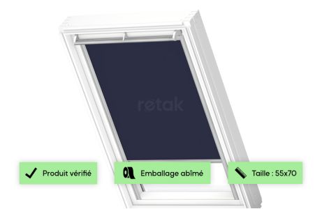 Store occultant bleu foncé VELUX 55x70 - VKI / V21 2