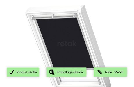 Store velux occultant - VKI / VES / V21 - 55x98 - Noir 2