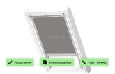 Store velux occultant motorisé solaire - V22 - 134x140 - Gris