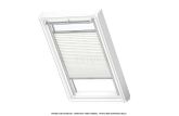 Store plissé blanc VELUX 134x140 V22