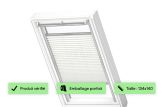 Zoom Store plissé blanc VELUX 134x140 V22