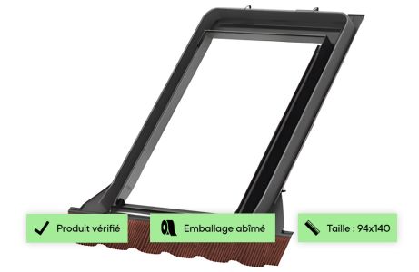 Raccord 94x140 VELUX - EDW PK08 Rouge brun 2