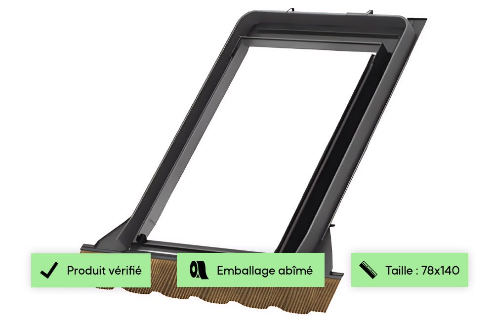 Raccord 78x140 VELUX - Ocre jaune - EDW MK08