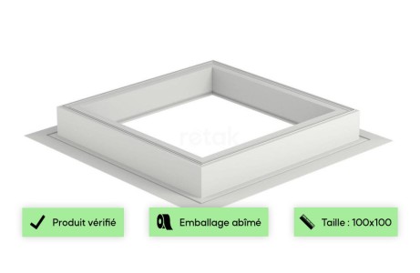 Réhausse 15 cm pour fenêtre toit plat CVP / CFP - ZCE 100100 VELUX 2