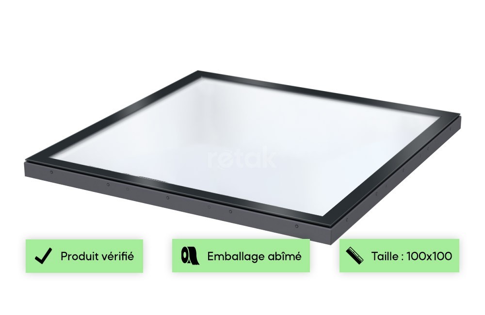 Protection en verre plane pour fenêtre toit plat - ISU 100100