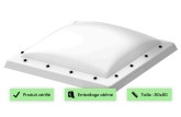 Protection acrylique opale fenêtre toit plat - ISD 080080