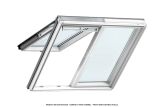 Verrière VELUX 151x118 - GPLS MMK06 - Projection / Confort / Bois laqué blanc
