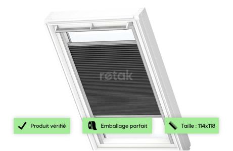 Store VELUX occultant et isolant noir FHC 4 / 606 / S06 2