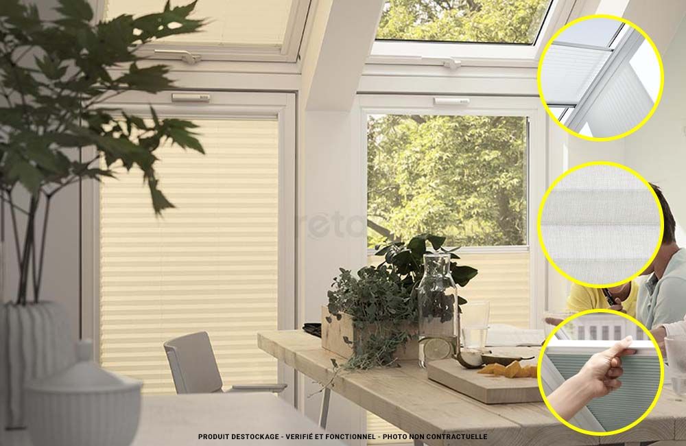 Image illustrative store plissé