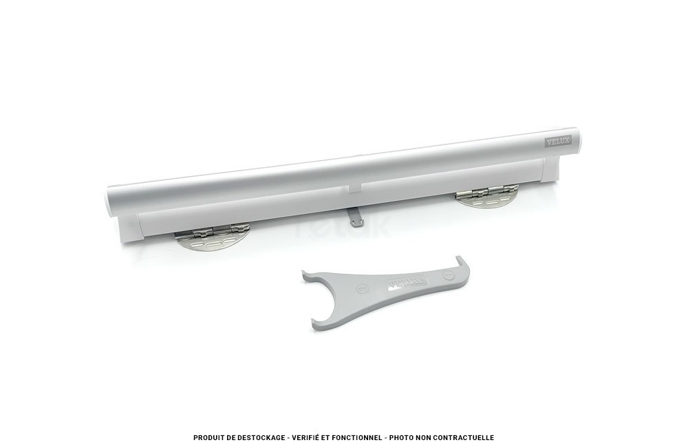 Barre de manœuvre VELUX - MK04 / MK06 / MK08 / MK10 / MK12 - Bois laqué blanc - emballage abîmé