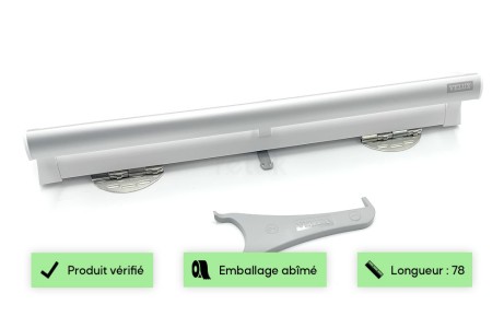 Barre de manœuvre VELUX - MK04 / MK06 / MK08 / MK10 / MK12 - Bois laqué blanc - emballage abîmé 2