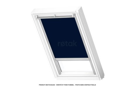 Store VELUX occultant motorisé filaire bleu foncé - DML PK06
