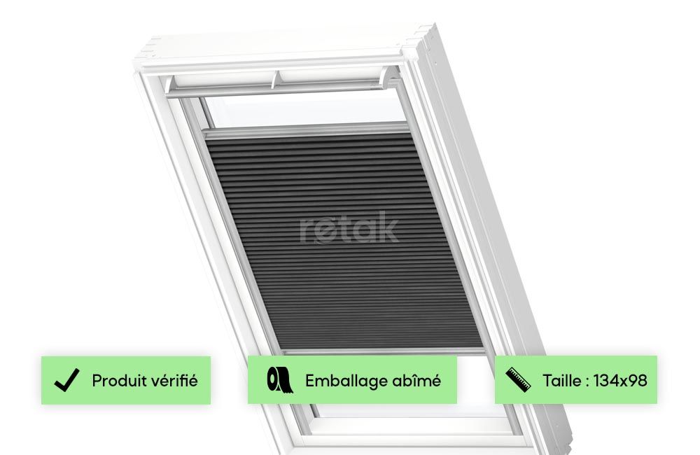 Store occultant et isolant noir VELUX - FHC 7 / 804 / U04