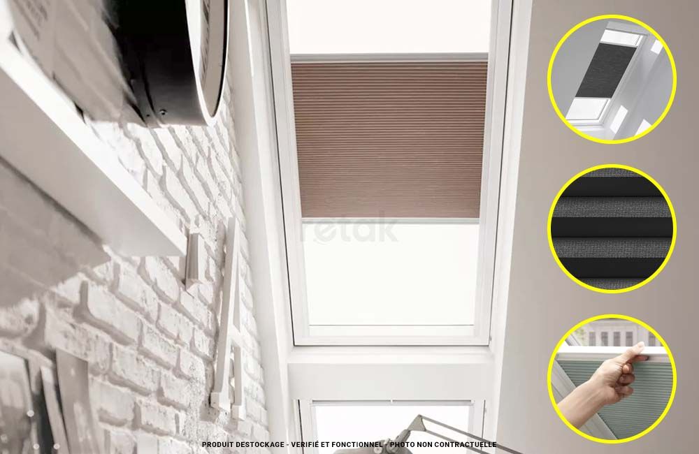 Img illustrative Store occultant et isolant noir VELUX