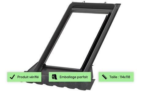 Raccord VELUX 114x118 - EDJ SK06 - Gris - Pose encastrée 2