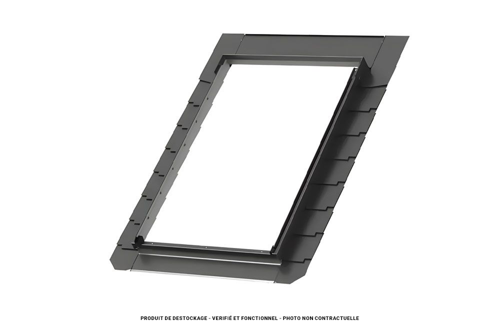 Raccord tuiles plates 98x134 VELUX - EDP U04 - Gris