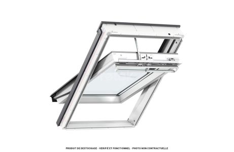 Fenêtre solaire 114x118 VELUX - GGU SK08 - Rotation / Polyuréthane / Tout confort
