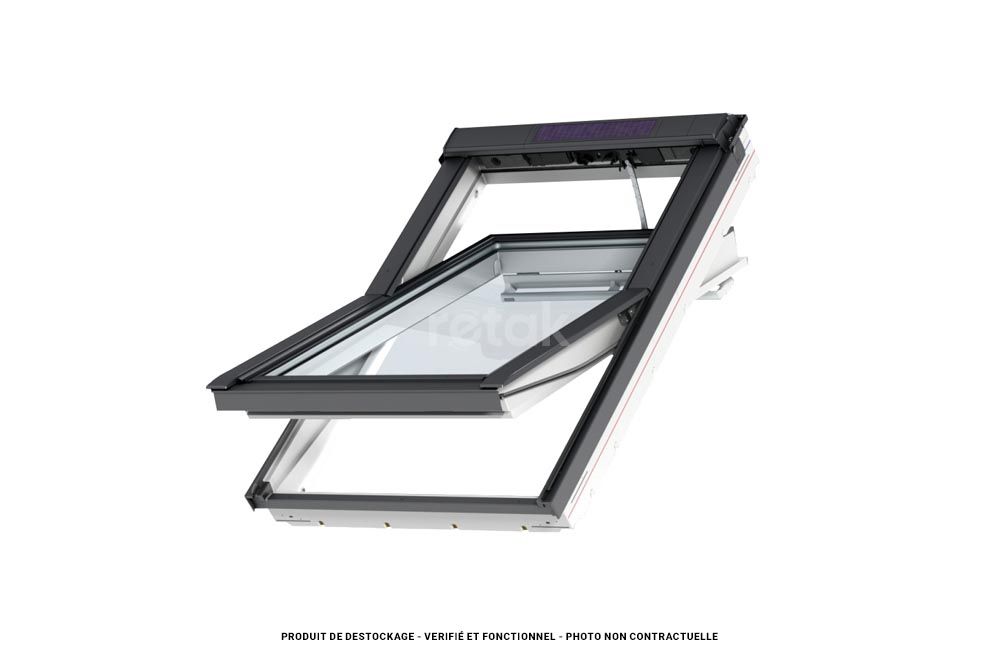 Fenêtre solaire 114x118 VELUX - GGU SK08 - Rotation / Polyuréthane / Tout confort