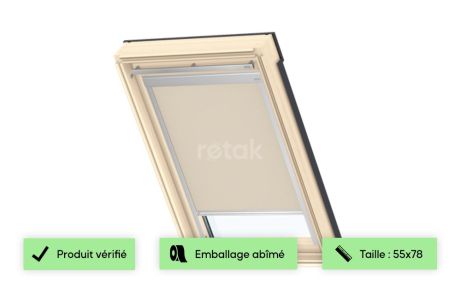 Store VELUX occultant beige - DKL C02 2