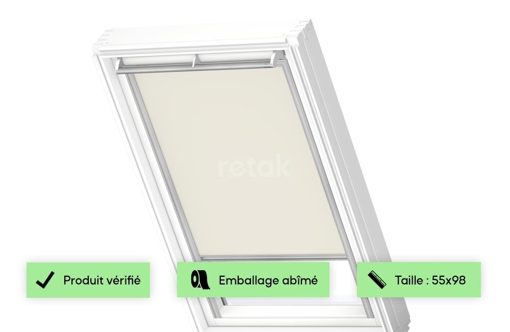 zoom Store velux occultant beige - DKL 6 / C04