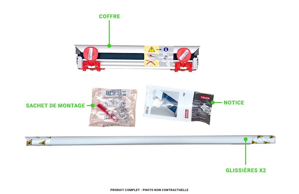 composition store occultant manuel velux