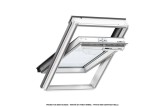 Fenêtre 78x98 VELUX - GGL MK04 - Rotation / Bois laqué blanc / Confort