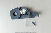 Embout complet gauche coffre volet roulant VELUX V21