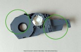 Embout complet gauche coffre volet roulant VELUX V21