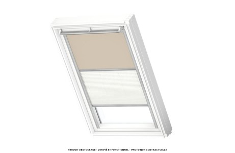 Store velux duo occultant et tamisant VKI / VES / V21 - 78x98 - Cappucino