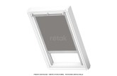 Store velux occultant motorisé solaire - V22 - 134x140 - Gris