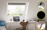Image illustrative Store velux occultant - VKI / VES / V21 - 55x98 - Noir