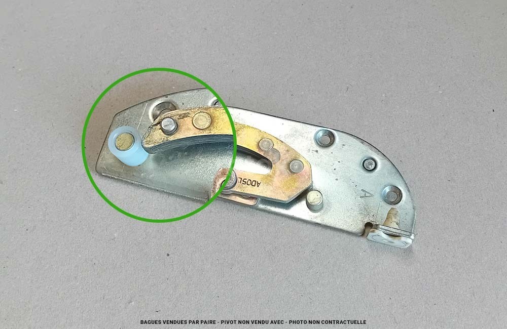 Emplacement Bague pour pivots charnières VKI / VES VELUX