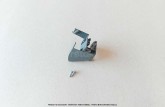 Embout glissière haut gauche volet roulant VELUX V22