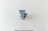 Embout glissière haut gauche volet roulant VELUX V22