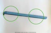 Glissière gauche volet roulant VELUX - V22 - Hauteur 06