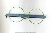 Glissière gauche volet roulant VELUX - V21 - Hauteur 04
