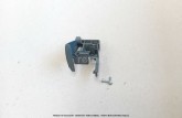 Embout glissière haut droit volet roulant VELUX V22