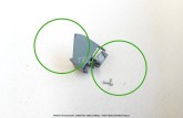 Embout glissière haut droit volet roulant VELUX V22