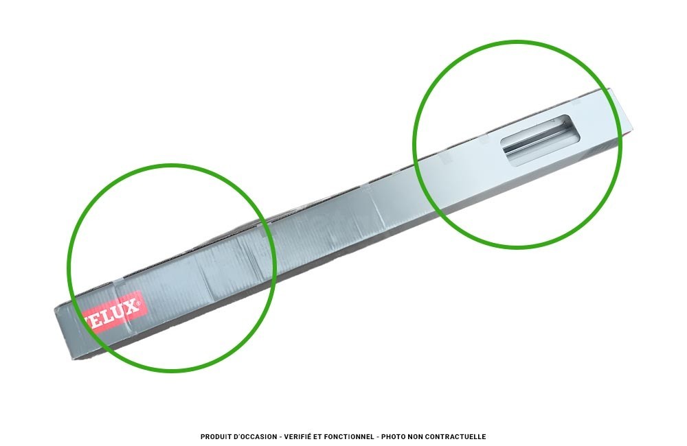 Emballage abîmé Store velux gris occultant 94x118 PK06