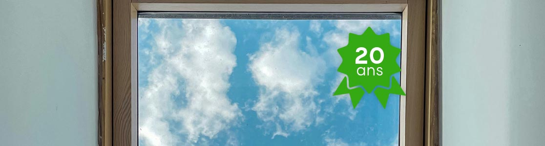 garantie 20ans sur vitrage