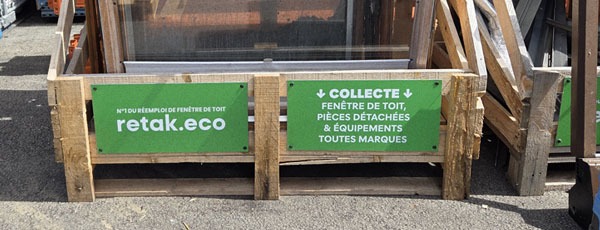 Retak, numéro 1 de la collecte de fenêtres de toit en France